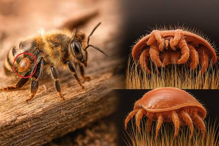 Obrázek Überwachung der Varroose (Varroa-Milbe)