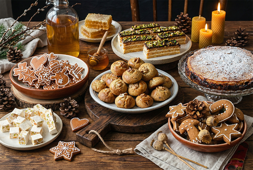 Obrázek Honiggebäck und Met für die Festtafel