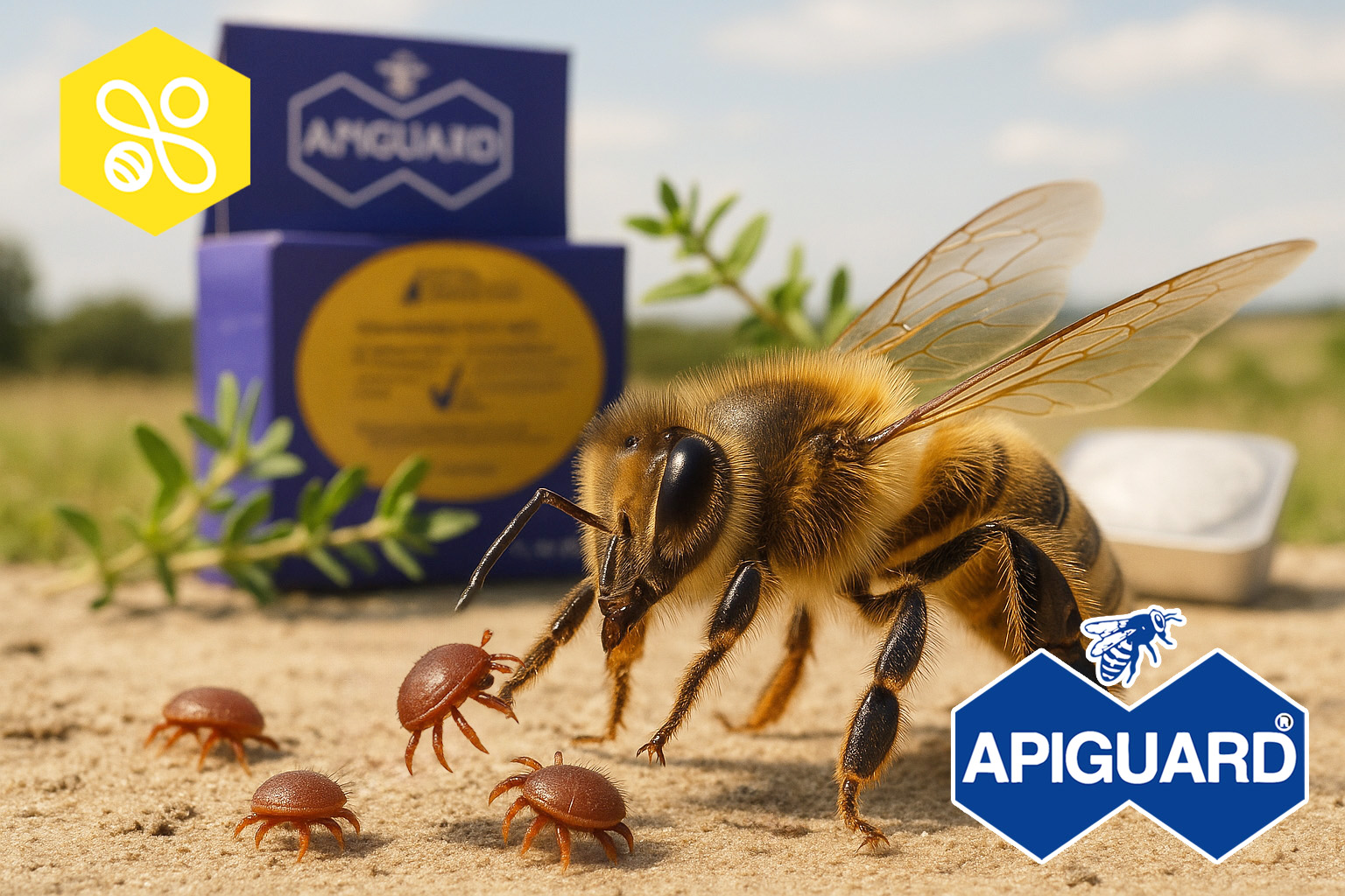 Obrázek Apiguard – Anleitung für ein natürliches Mittel gegen Varroa destructor