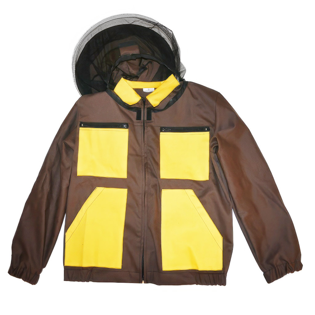 Imkerjacke mit Reißverschluss Braun - S-XXXL