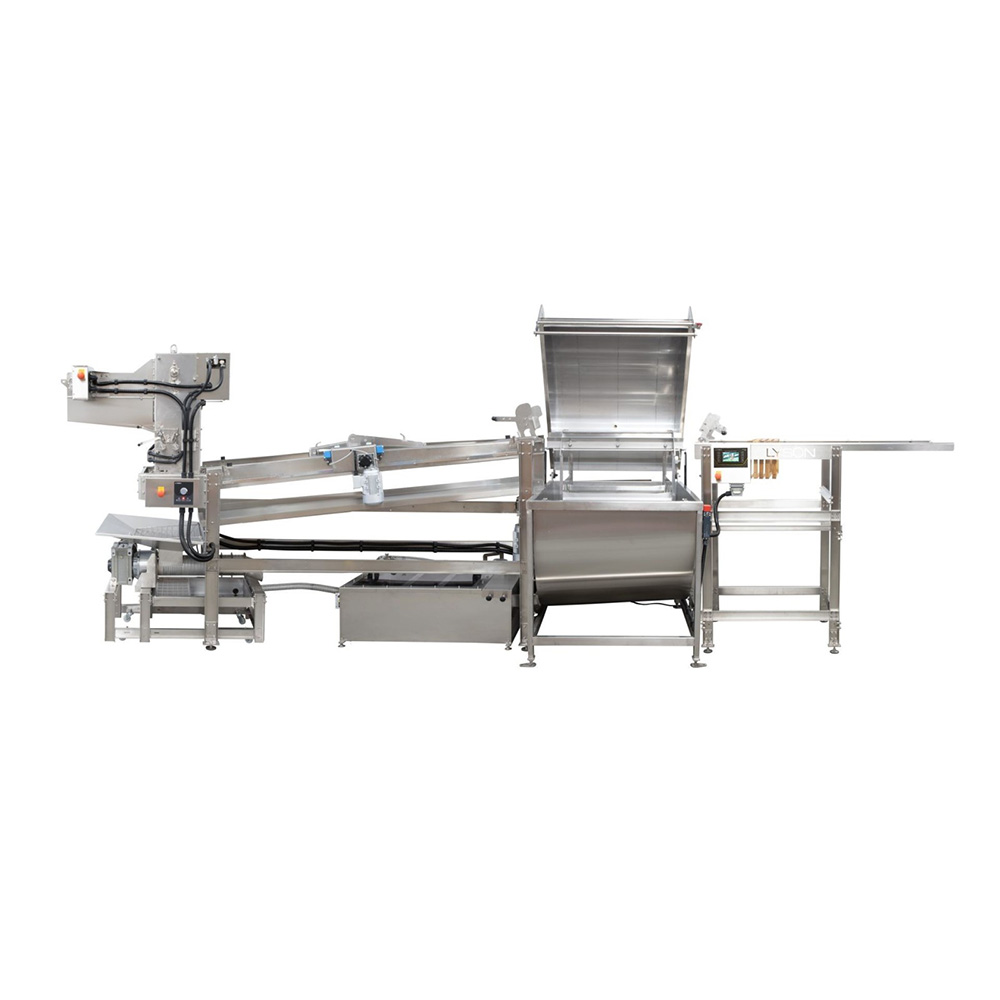 Entdeckelungslinie, 40 r. Entdeckelungmaschine PREMIUM, Extruder 100 k