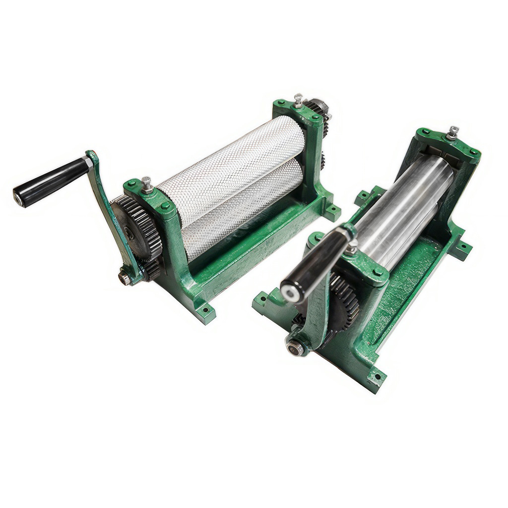 Pressmaschine auf Mittelwände