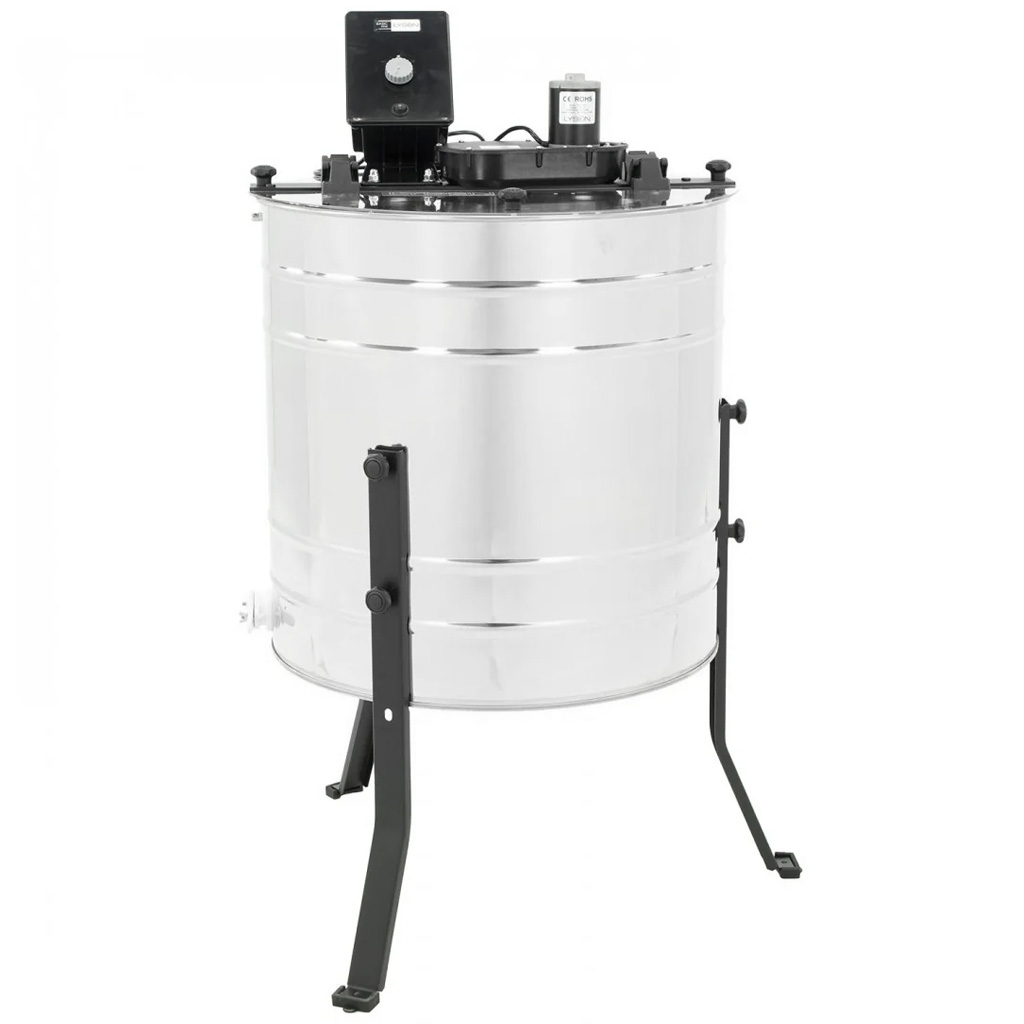 LYSON Basic 4-Waben-Diagonalschleuder, elektrisch 230V, Fi60 cm - ohne durchgehende Mittelachse