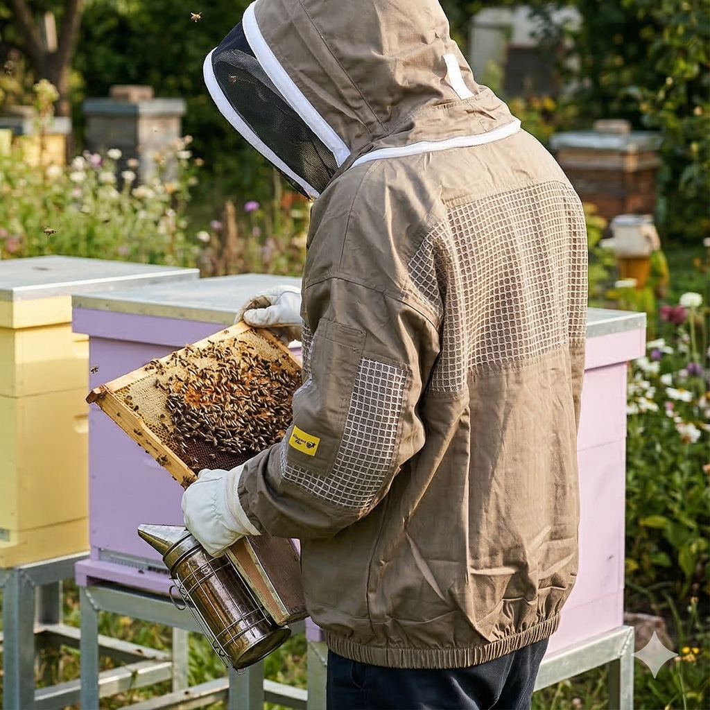 Imkerjacke mit Teilbelüftung Elegant Bee - S-XXXXL