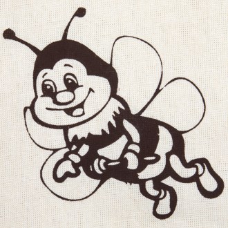 ApiSina Honigglasbeutel natur Biene