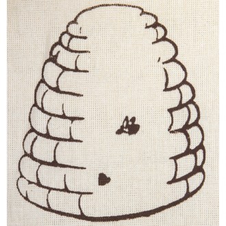 ApiSina Honigglasbeutel natur Bienenkorb