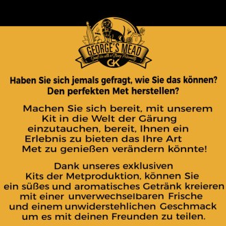 Set zur Herstellung von hausgemachtem Met – George's Mead (5 Liter)