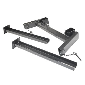 Verzinkter anthrazitfarbener Ständer für Bienenstöcke 23,5–56,5 cm – 1 Stück