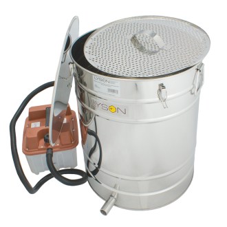 LYSON Wachsschmelzer auf Basis eines Settlers 200l - Eco-Version, mit Dampfgarer 