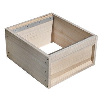 DN Ganzzarge (223 mm) - 10 R. aus Paulowniaholz - mit Schiene - in Teile