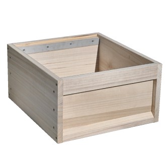 DN Ganzzarge (223 mm) - 10 R. aus Paulowniaholz - mit Schiene - in Teile