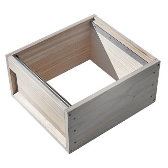 DN Ganzzarge (223 mm) - 10 R. aus Paulowniaholz - mit Schiene - in Teile