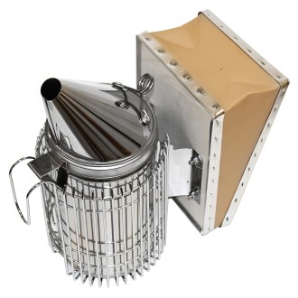 Smoker - groß mit Ultra-Käfig - Edelstahl (max) 28 cm