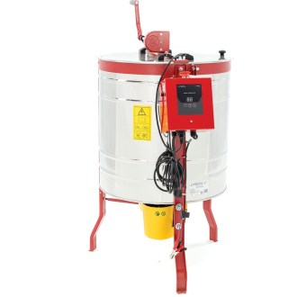 LYSON CLASSIC 4-Waben Diagonalschleuder, Fi 60 cm, mit Hand- und Motorantrieb 12V+230V, universell für alle Rähmchentypen
