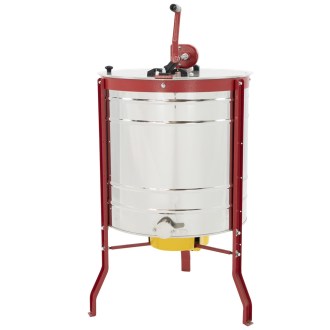 LYSON CLASSIC 4-Waben Diagonalschleuder, Fi 60 cm, mit Hand- und Motorantrieb 12V+230V, universell für alle Rähmchentypen