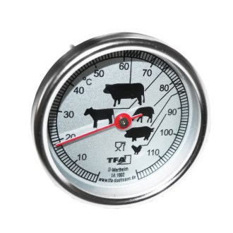 Lebensmittelthermometer aus Edelstahl TFA 0-120°C