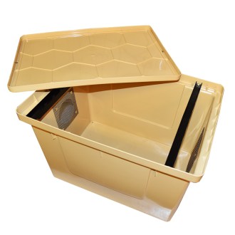 Universalbox mit Belüftung für 8 Rahmen - Kunststoff