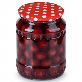 Twist Off 82er TO Deckel - Punkte - rot