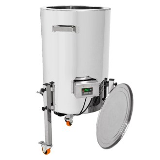 Doppelwand-Abfüller mit Heizung Mellarius MaxiLine 230 V – 54 Liter / 70 kg