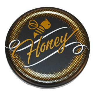 Deckel für Glas TO 82 – Honey – schwarz – matt – HO12-2