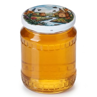 Deckel für Glas TO 82 - Bienenstöcke am Bach - HOJ2