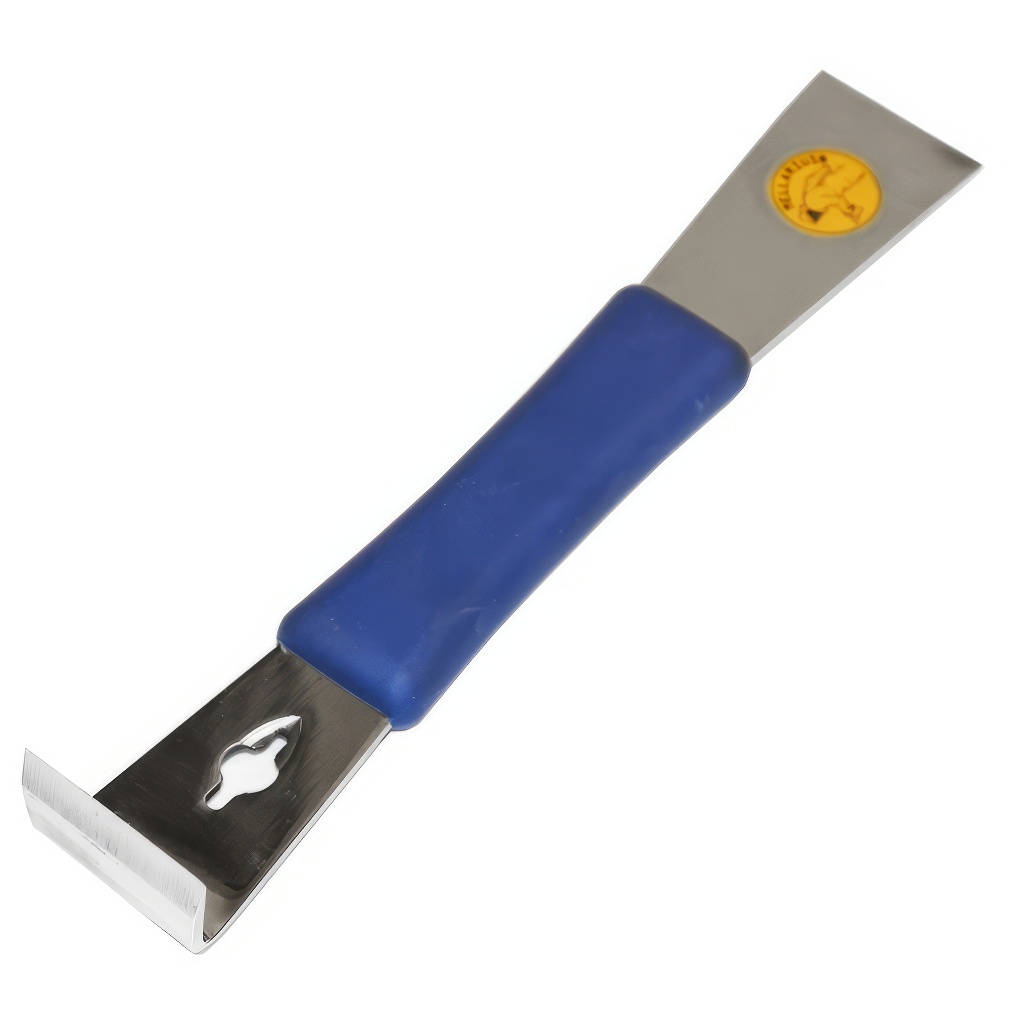 Mellarius Stockmeisel mit Gummigriff aus Edelstahl groß D